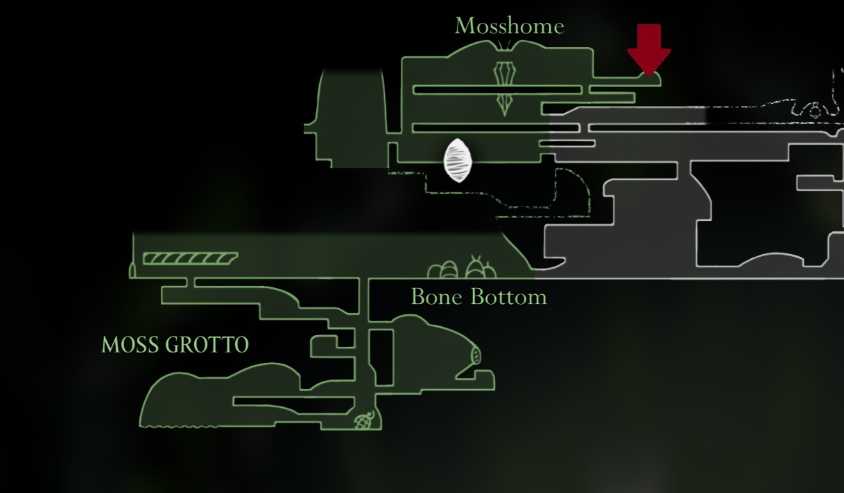 Localização do Druida de Mosshome