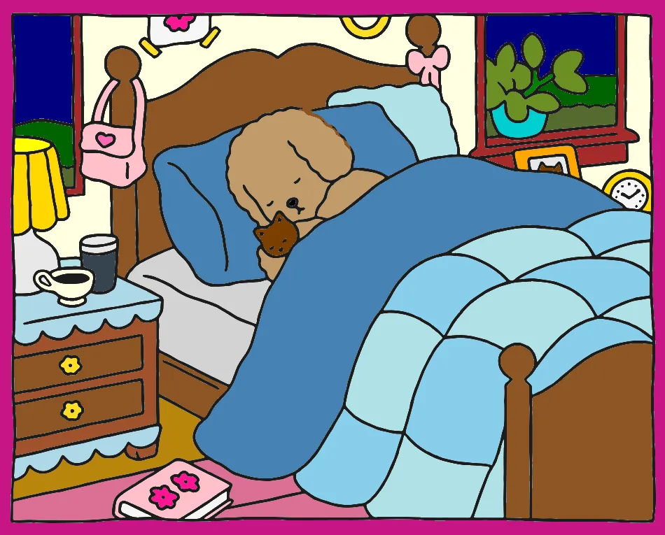 A abelha come…A FLOOOOOOR!!! – Desenho Colorido Online - Imagem Destacada