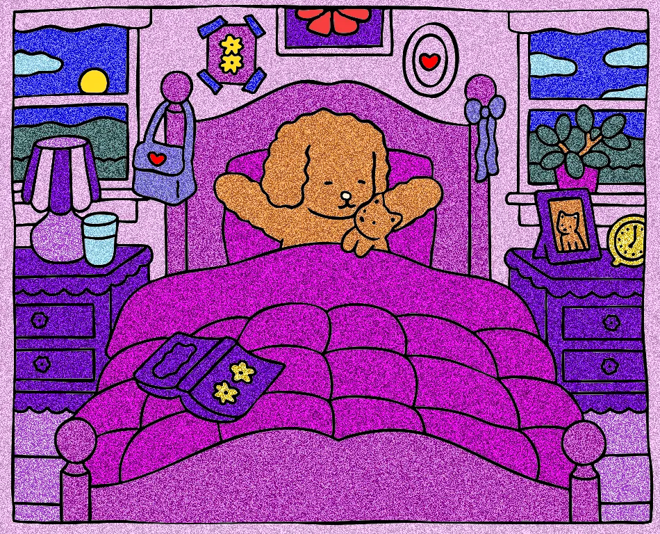 Acordando com Bobbie Goods – Desenho Colorido Online - Imagem Destacada