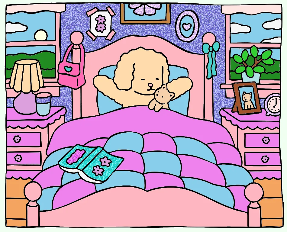 amanhecendo – Desenho Colorido Online - Imagem Destacada