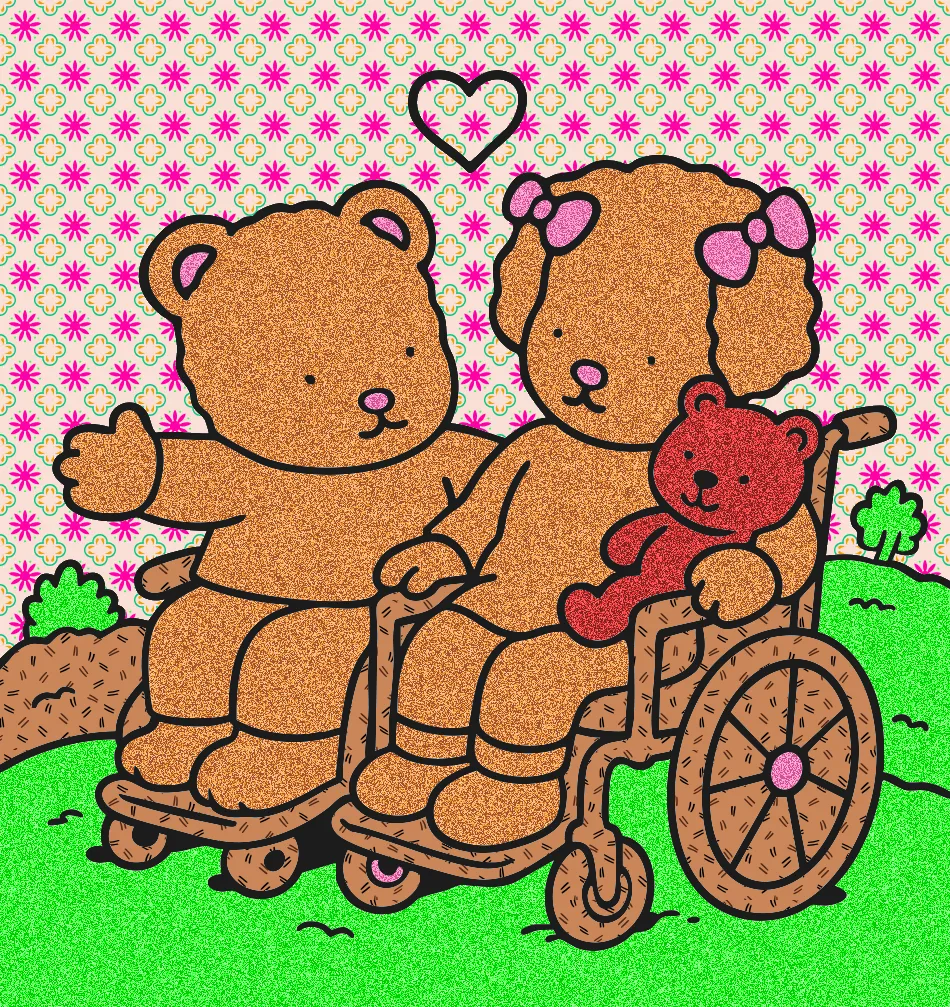 Amigos legais – Desenho Colorido Online - Imagem Destacada