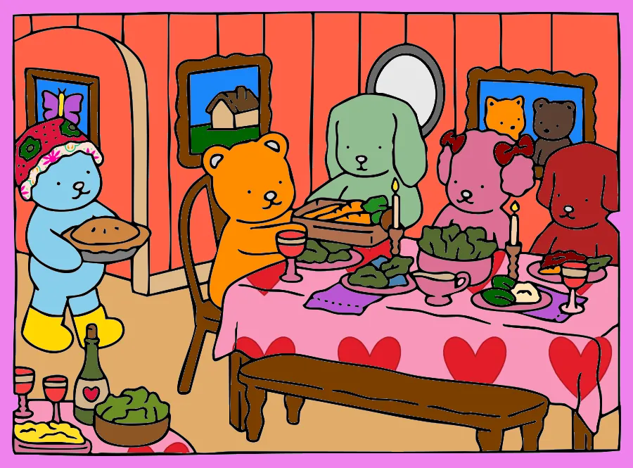 ano novo – Desenho Colorido Online - Imagem Destacada