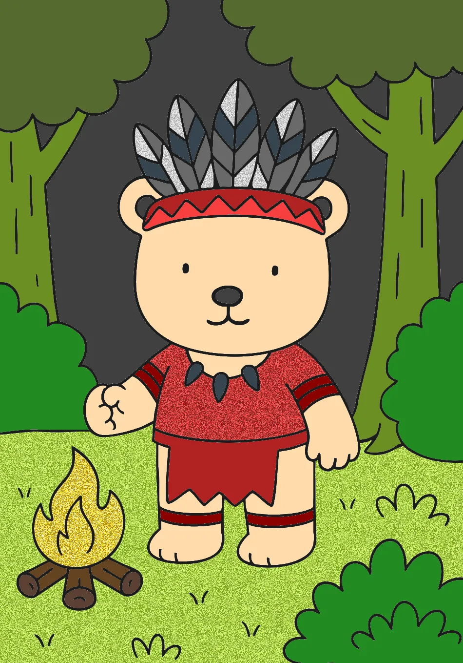 ar livre .. – Desenho Colorido Online - Imagem Destacada