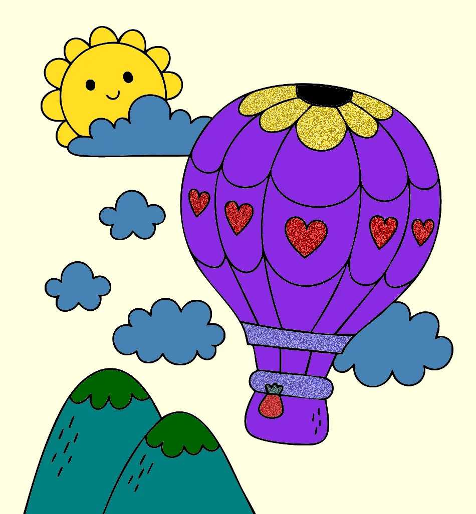 balão – Desenho Colorido Online - Imagem Destacada