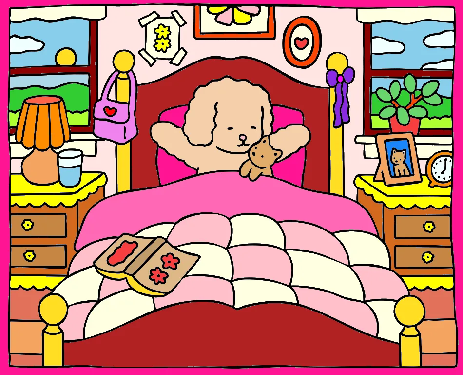 bom dia – Desenho Colorido Online - Imagem Destacada