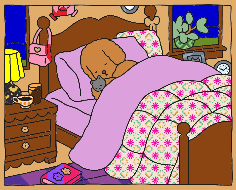 Bom sonhos!! – Desenho Colorido Online - Imagem Destacada