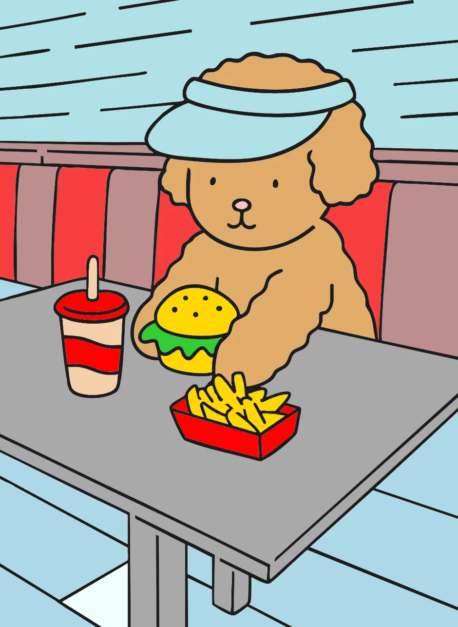 Boob no Mac🍟 – Desenho Colorido Online - Imagem Destacada