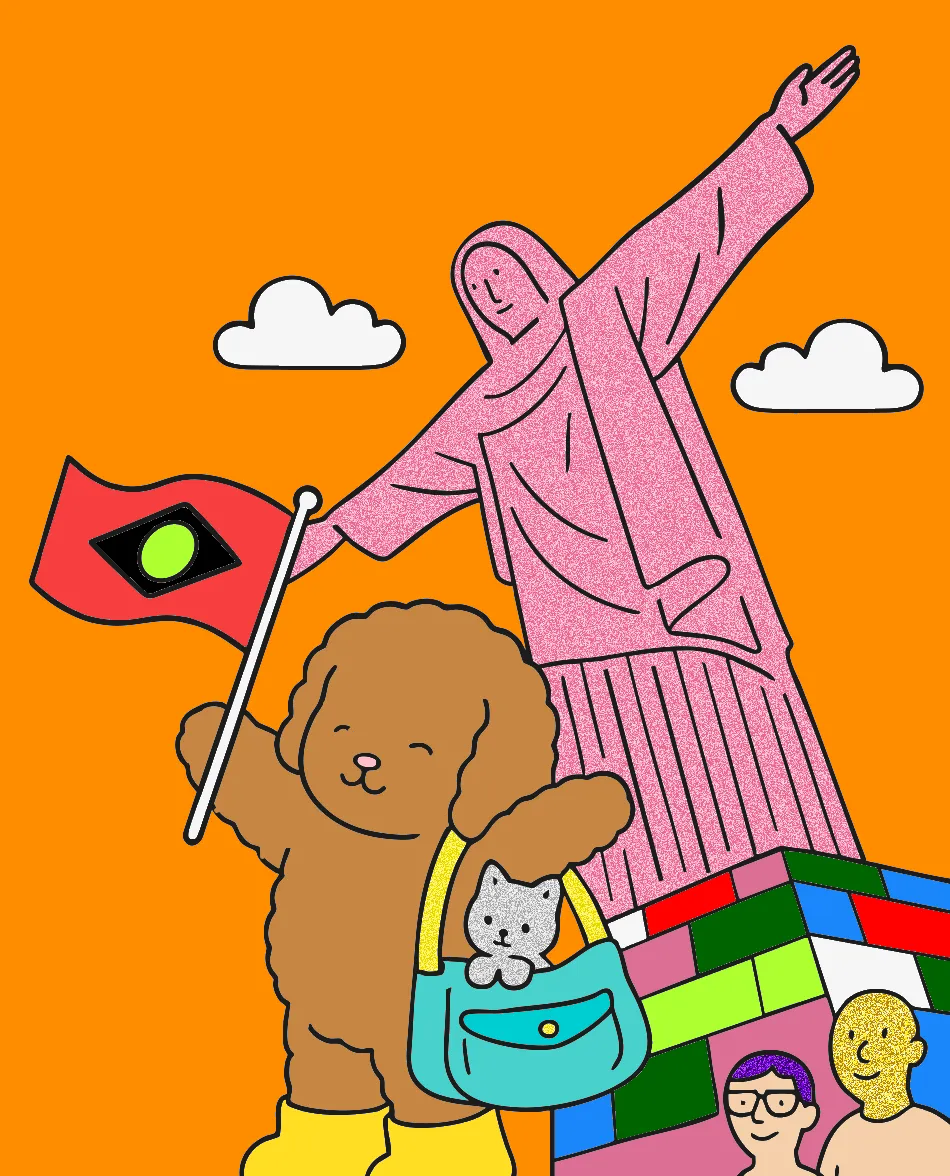 brasil cornunista e woke – Desenho Colorido Online - Imagem Destacada