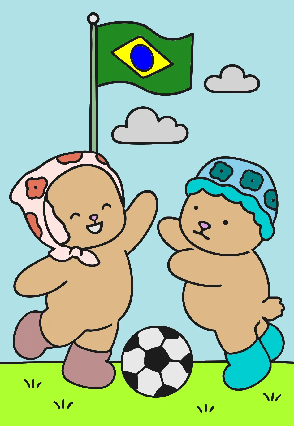 brazil – Desenho Colorido Online - Imagem Destacada