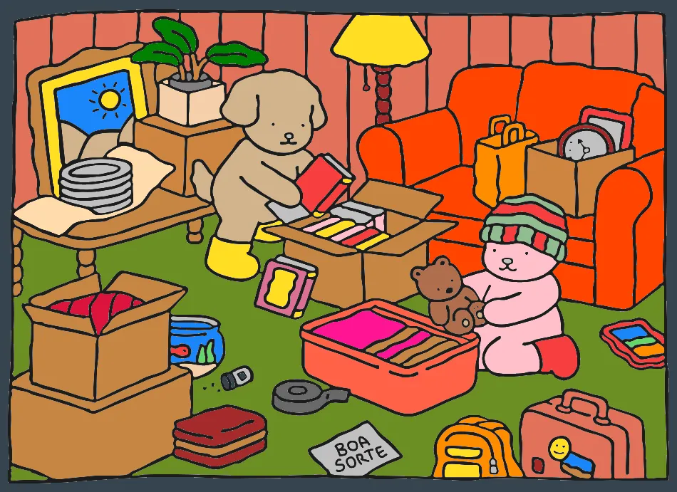 Casa Nova – Desenho Colorido Online - Imagem Destacada