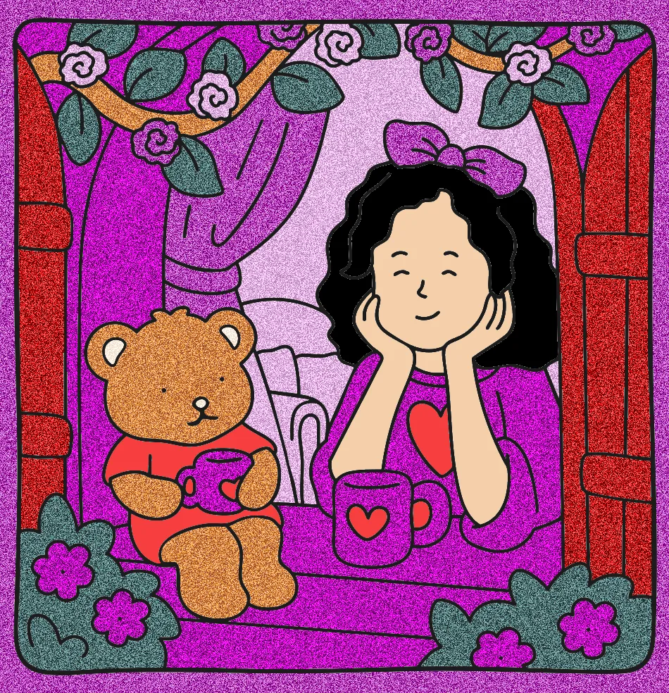 Conversando com meu amigo – Desenho Colorido Online - Imagem Destacada