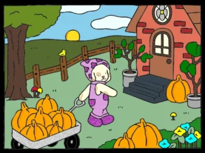 dia da abobora – Desenho Colorido Online