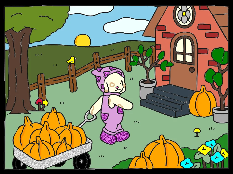 dia da abobora – Desenho Colorido Online - Imagem Destacada