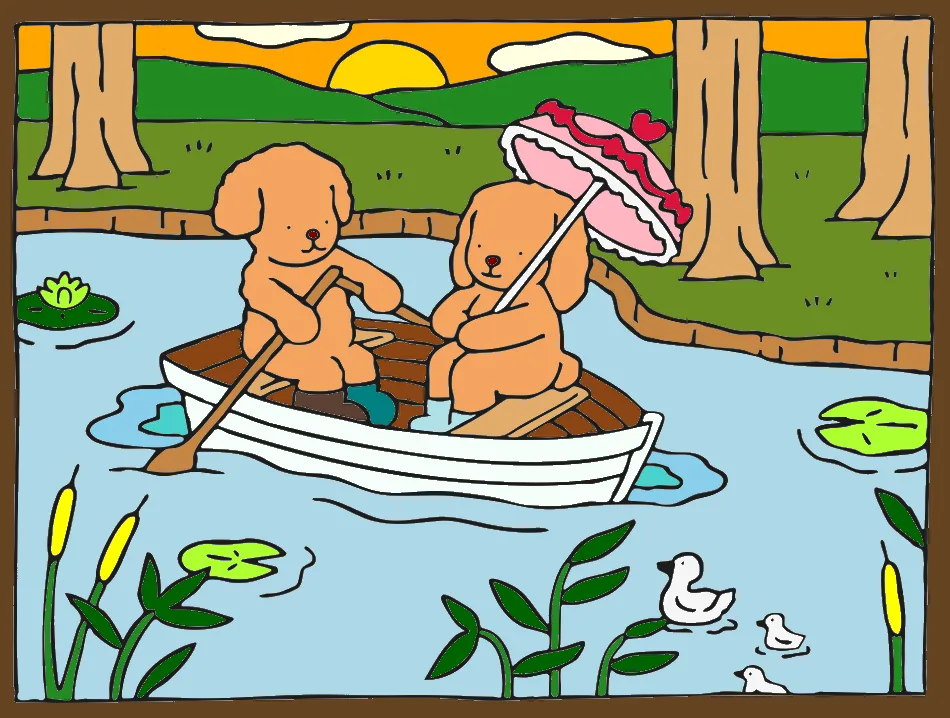 Diário de uma paixão – Desenho Colorido Online - Imagem Destacada