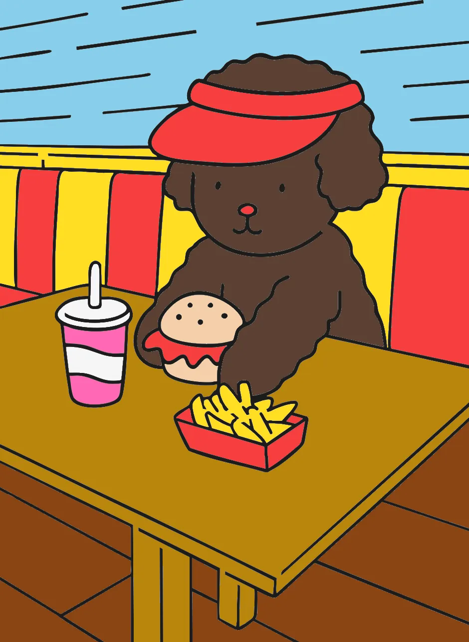 eu no mcDonald s – Desenho Colorido Online - Imagem Destacada