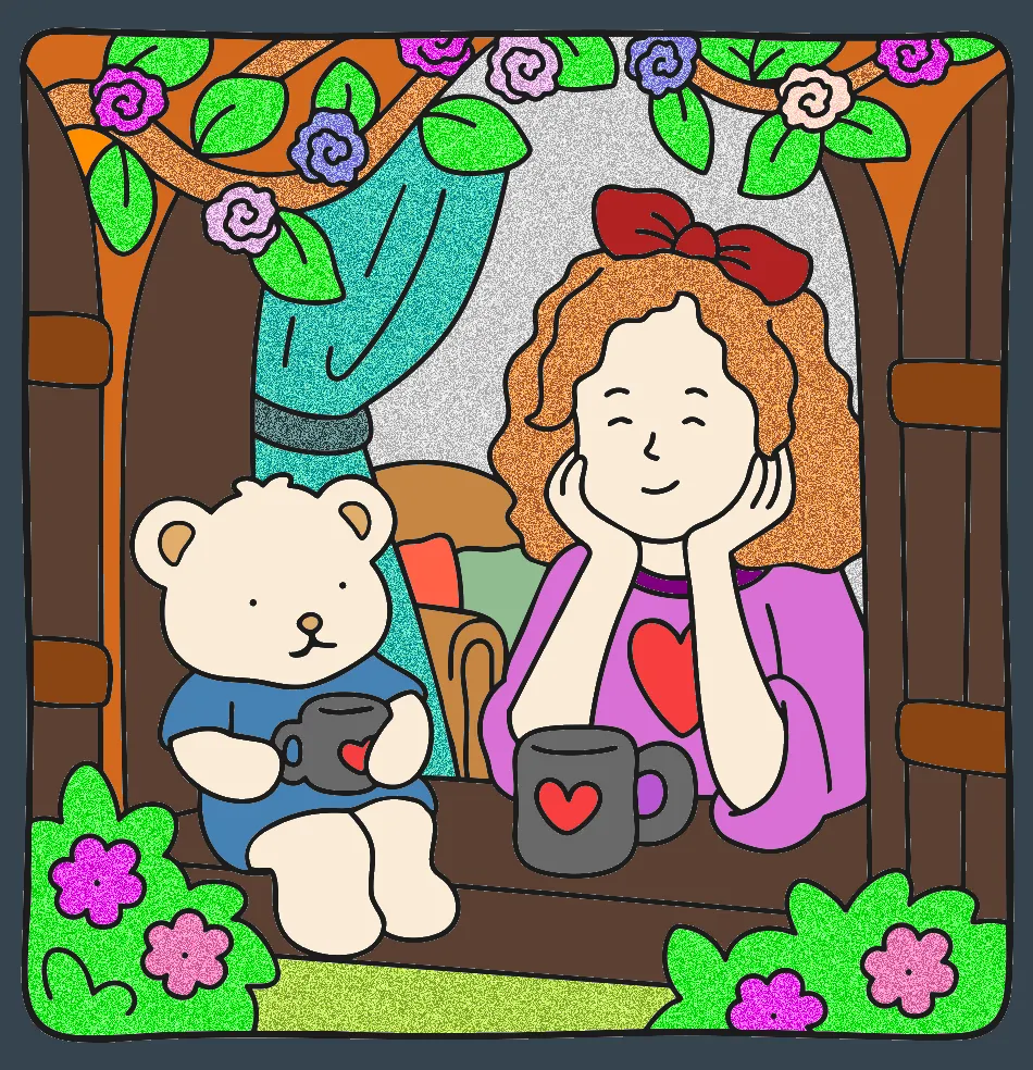 Fofura demais – Desenho Colorido Online - Imagem Destacada