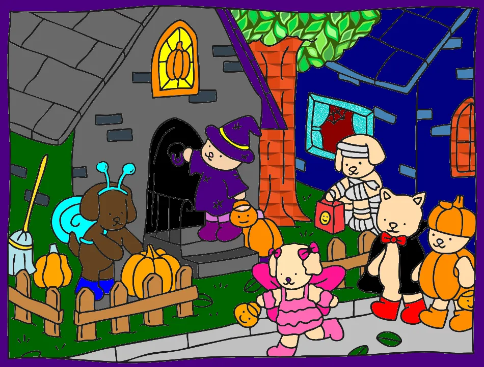 hallowem – Desenho Colorido Online