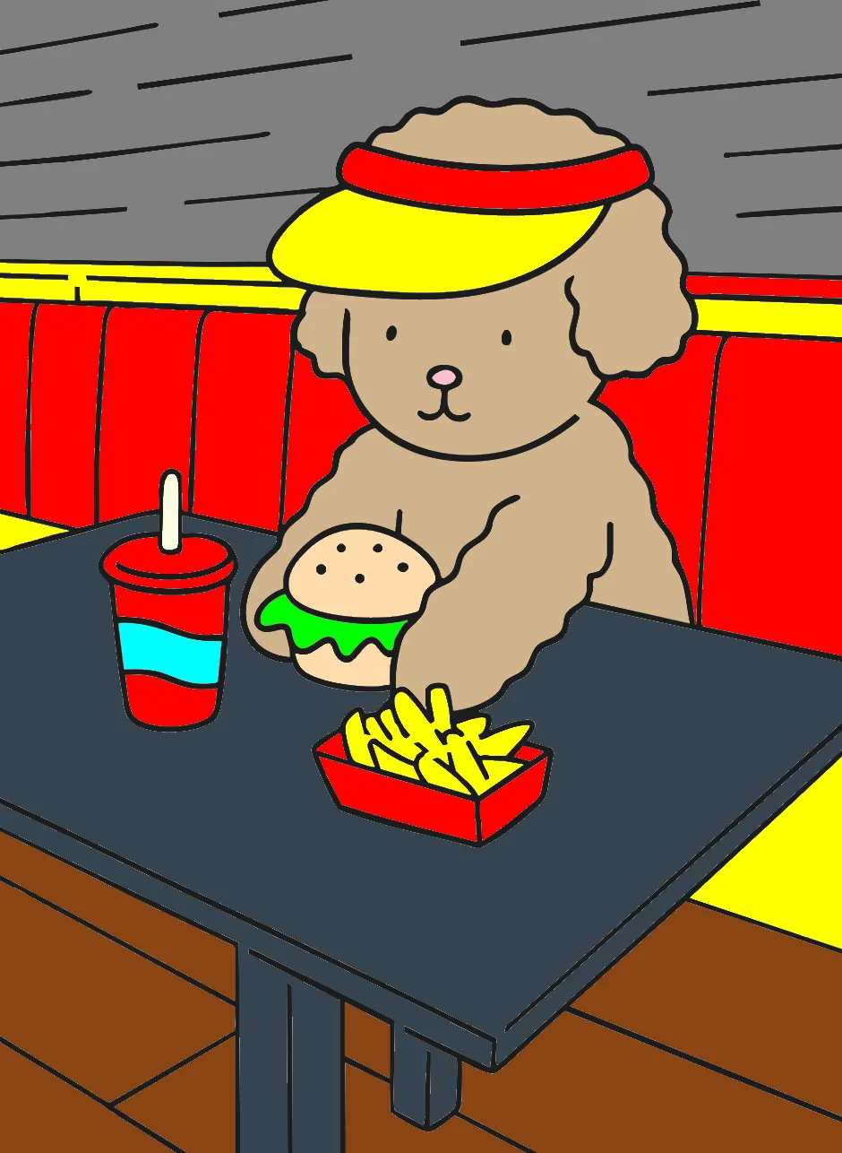 Lanche – Desenho Colorido Online - Imagem Destacada