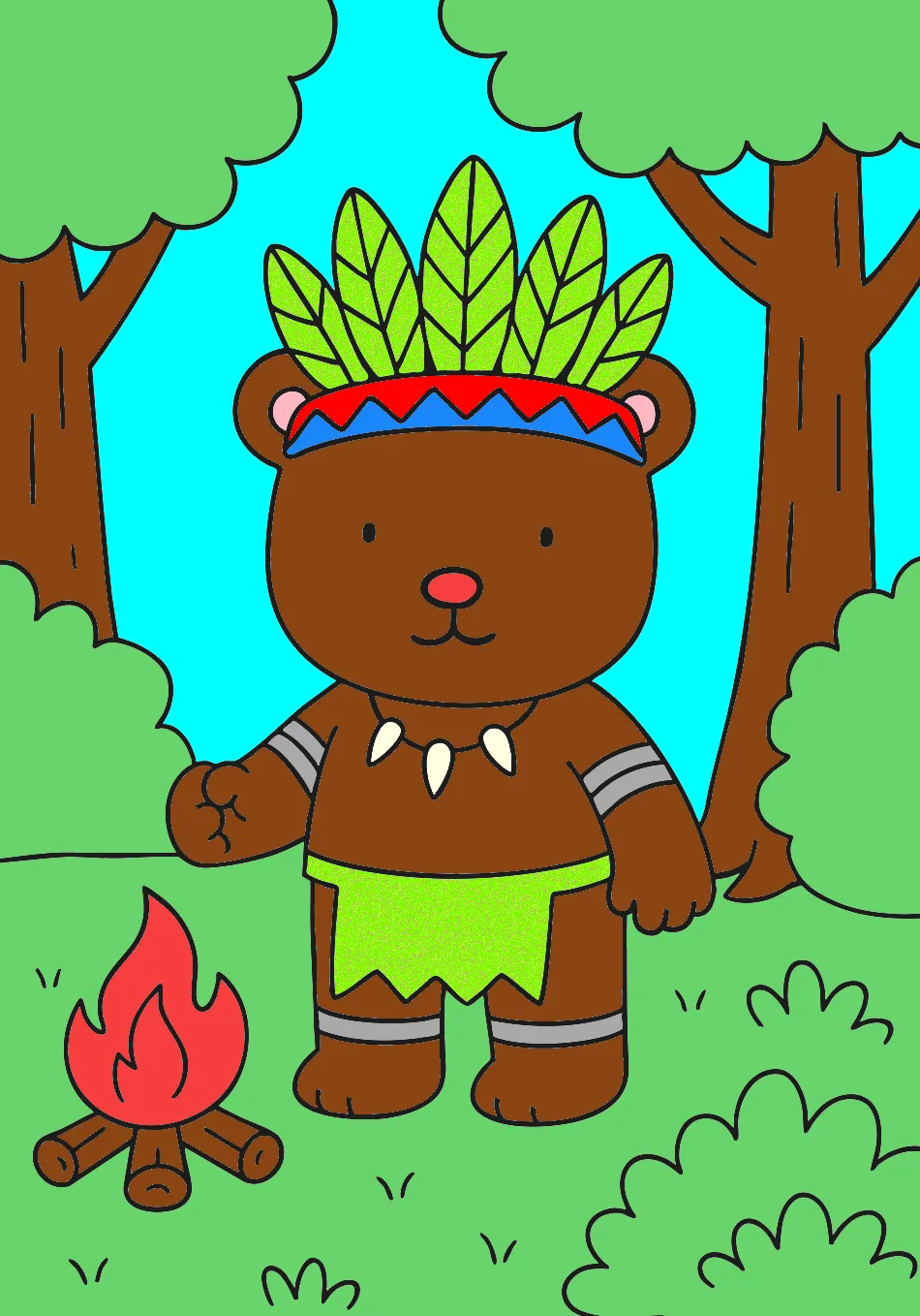 lindo – Desenho Colorido Online - Imagem Destacada