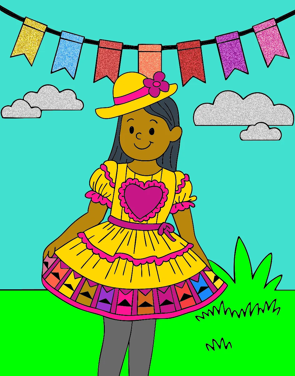 lindo – Desenho Colorido Online - Imagem Destacada