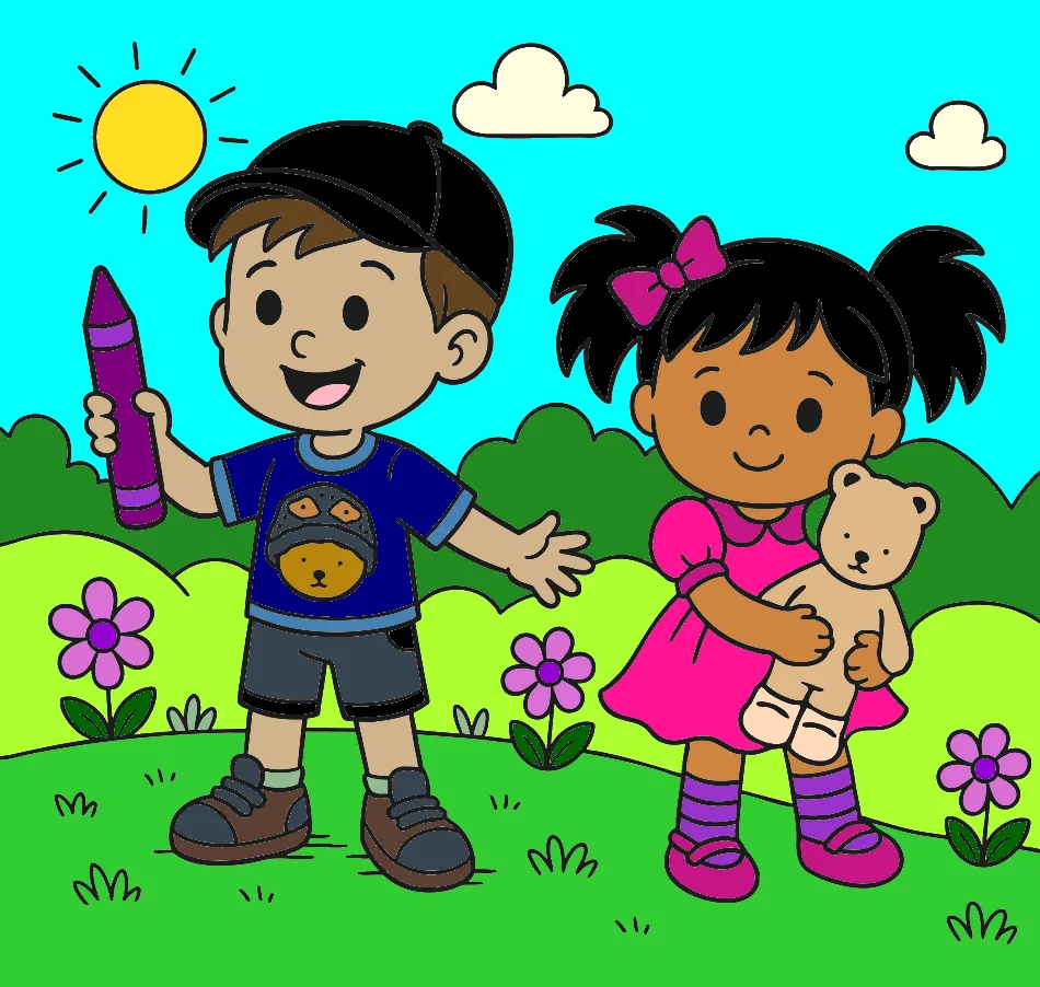 lindo – Desenho Colorido Online - Imagem Destacada