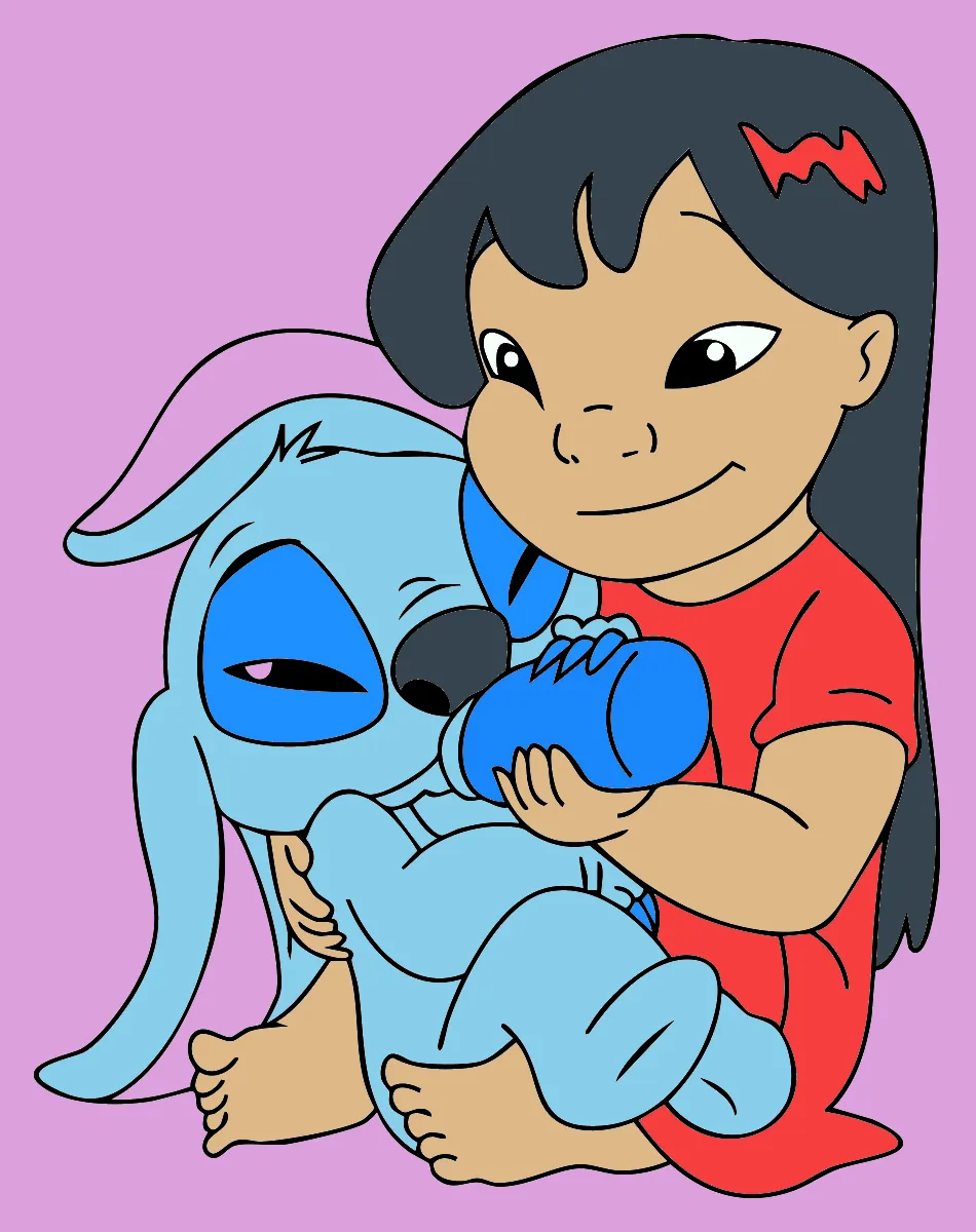 lindo o stitch – Desenho Colorido Online - Imagem Destacada