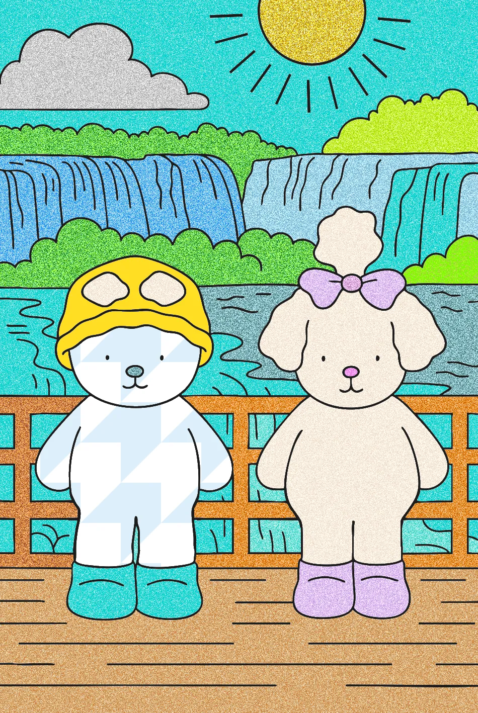 love fozz – Desenho Colorido Online - Imagem Destacada