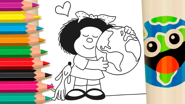 Desenho para colorir Mafalda para Colorir