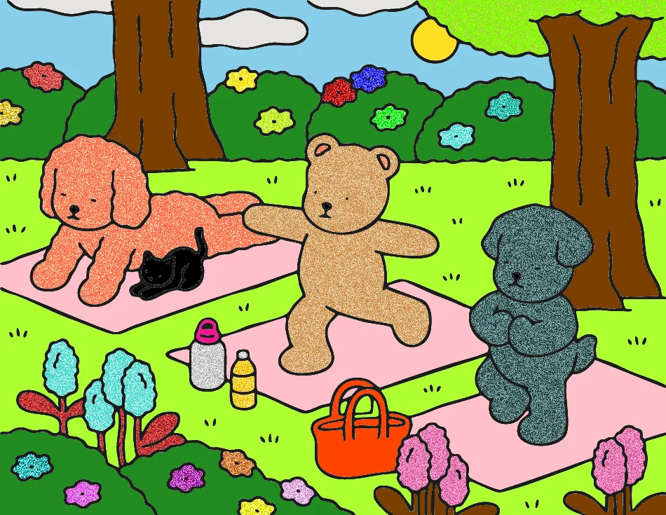 Meu bosque encantado – Desenho Colorido Online - Imagem Destacada