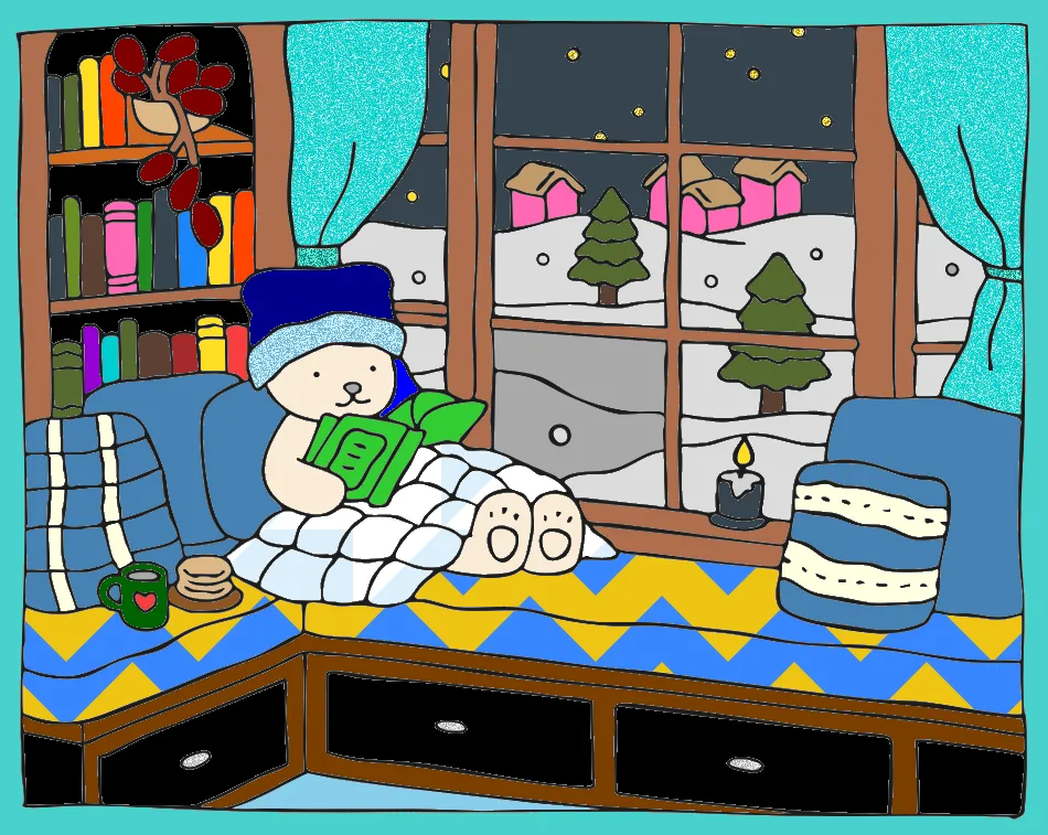 meu lar – Desenho Colorido Online - Imagem Destacada