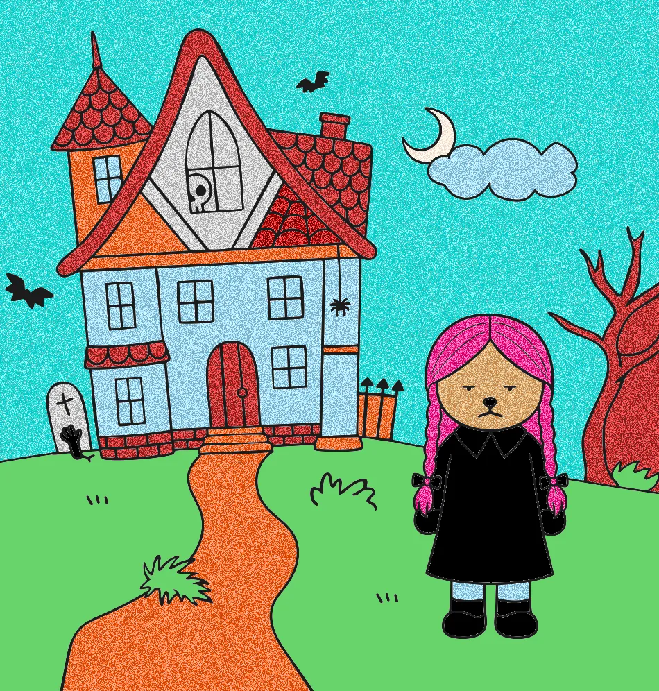 meu mundo morto – Desenho Colorido Online - Imagem Destacada