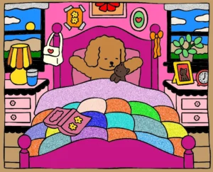 meu quarto – Desenho Colorido Online