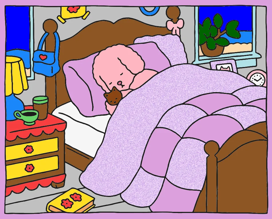 MEU QUARTO MUITO DIVO – Desenho Colorido Online - Imagem Destacada