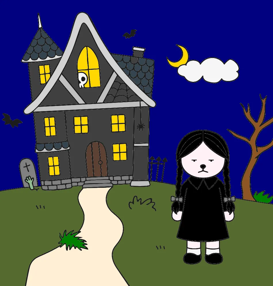 Minha wandinha – Desenho Colorido Online - Imagem Destacada