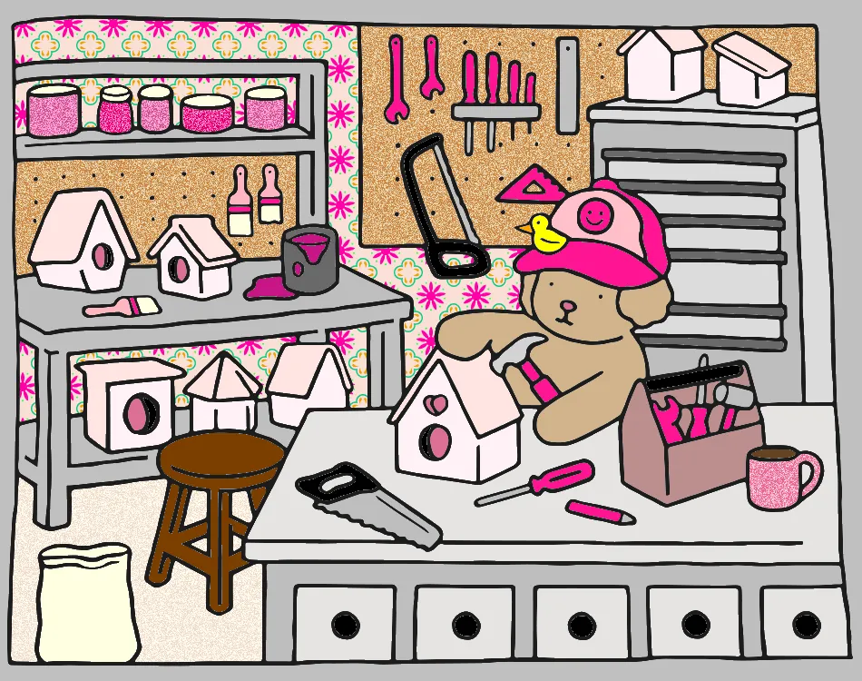 mundo rosa – Desenho Colorido Online - Imagem Destacada