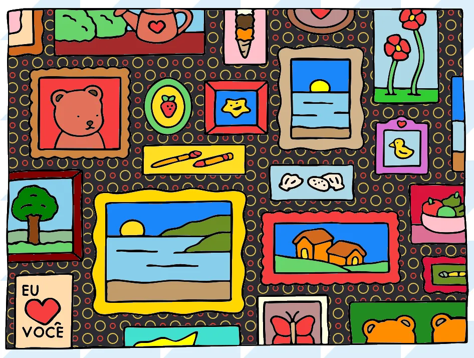 Mural De Natureza – Desenho Colorido Online - Imagem Destacada