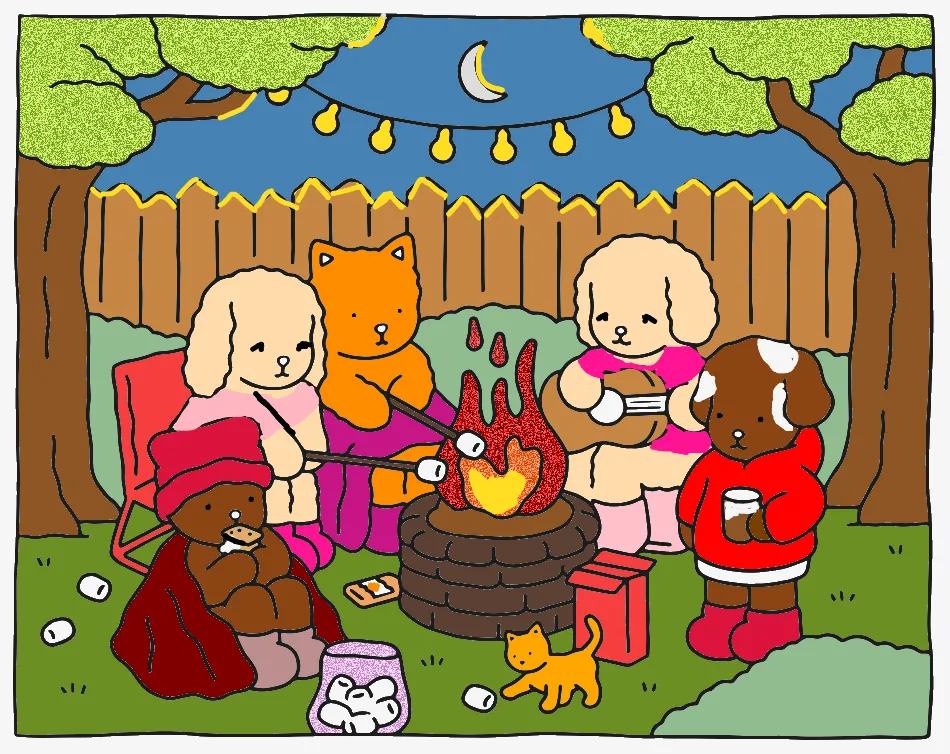 Nada melhor de q uma festa – Desenho Colorido Online - Imagem Destacada