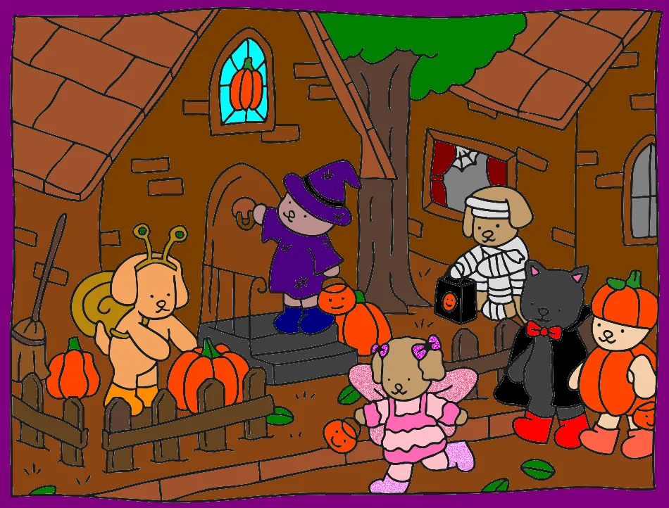 o halloin mais asustador – Desenho Colorido Online - Imagem Destacada