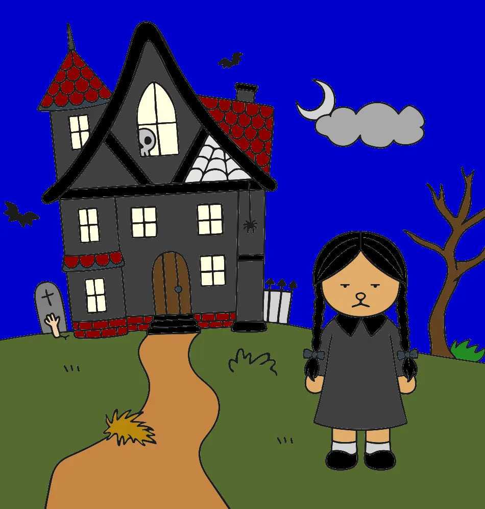 o medo da vandinha – Desenho Colorido Online - Imagem Destacada