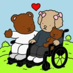 O URSINHO E A CACHORRINHA – Desenho Colorido Online