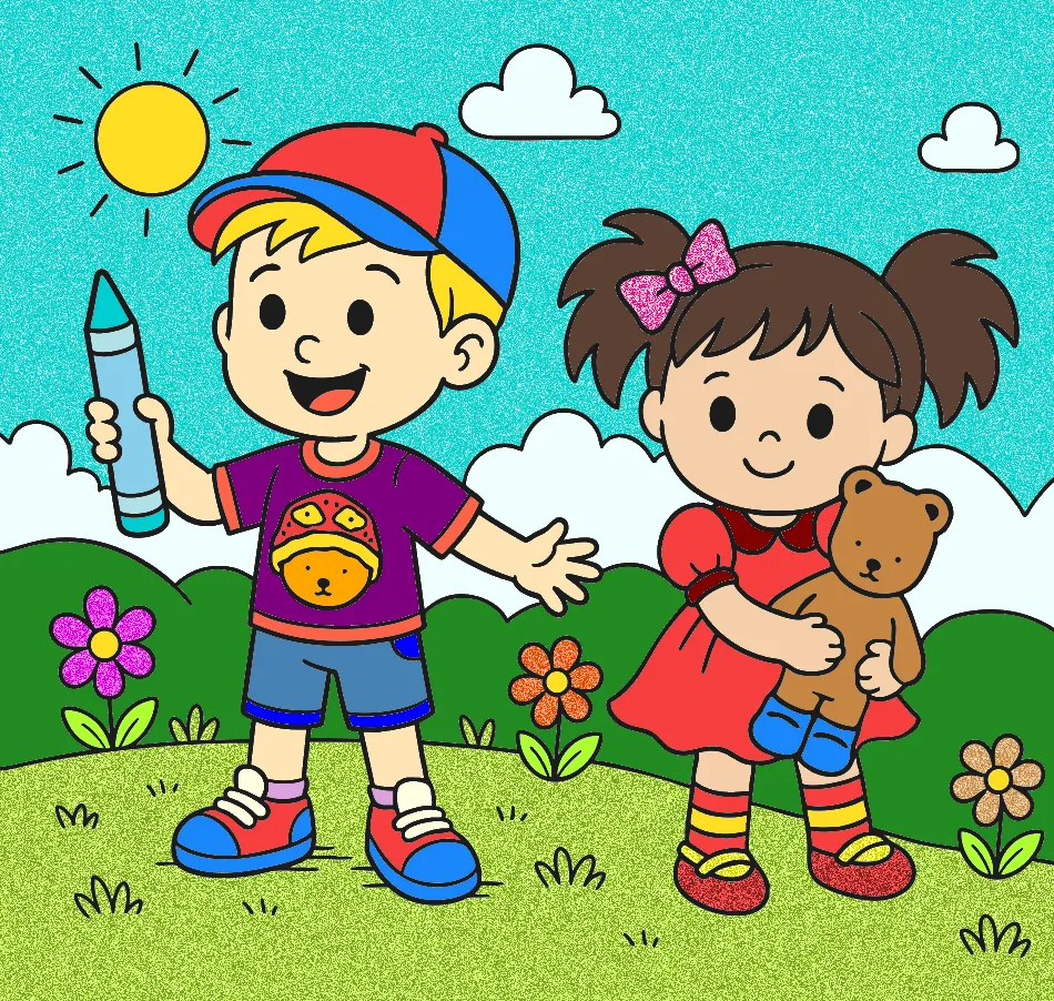 Oh Mãe Compra Desenho Kawaii – Desenho Colorido Online - Imagem Destacada