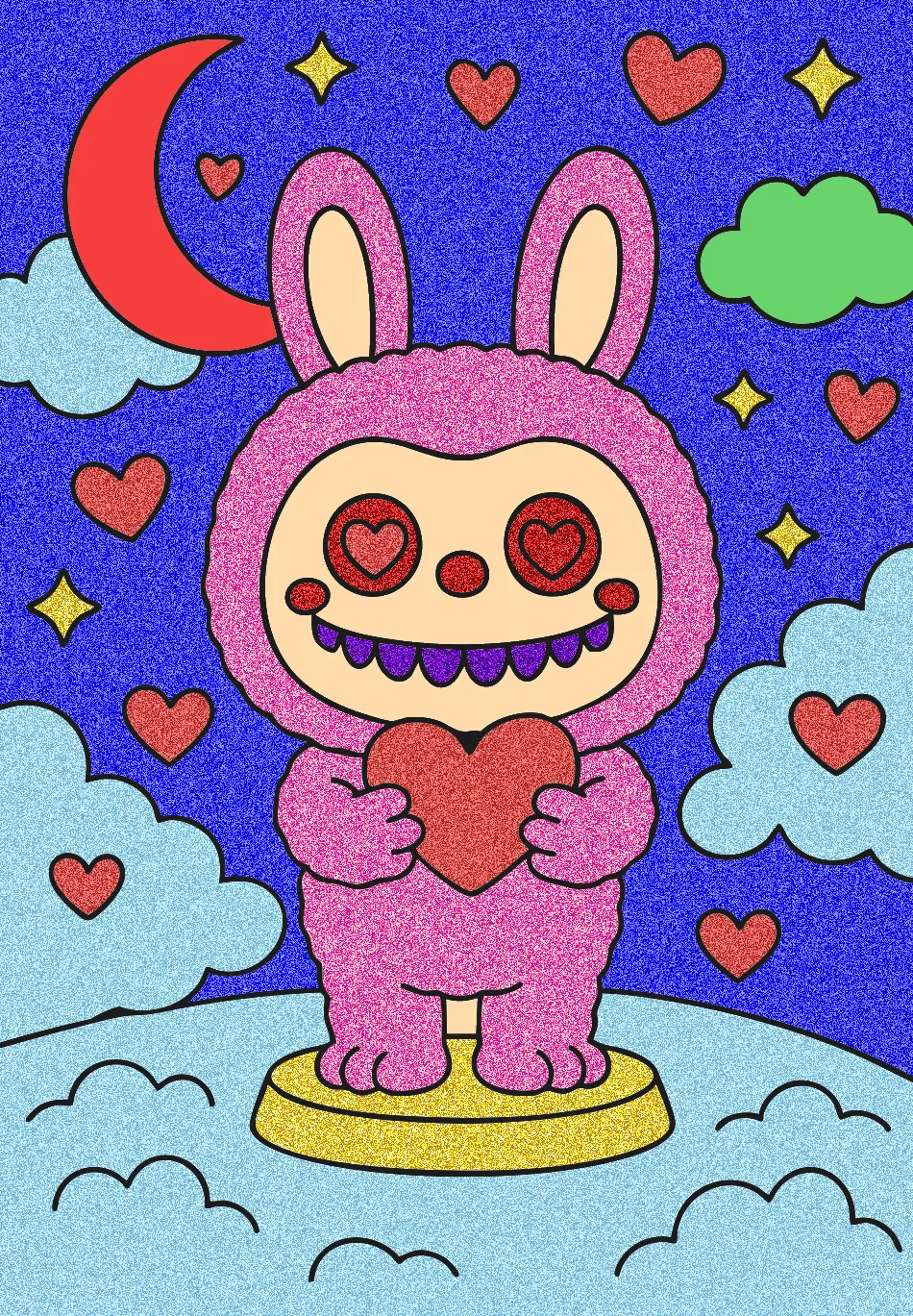 OI EU PINTEI ANA CLARA – Desenho Colorido Online - Imagem Destacada