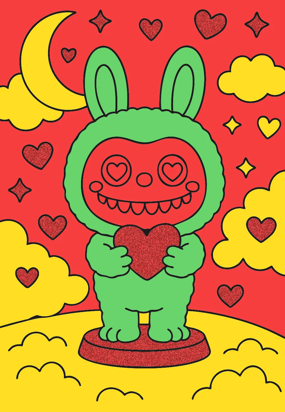 OOOOO PAI COMPRA LABUBU PRA MI – Desenho Colorido Online - Imagem Destacada