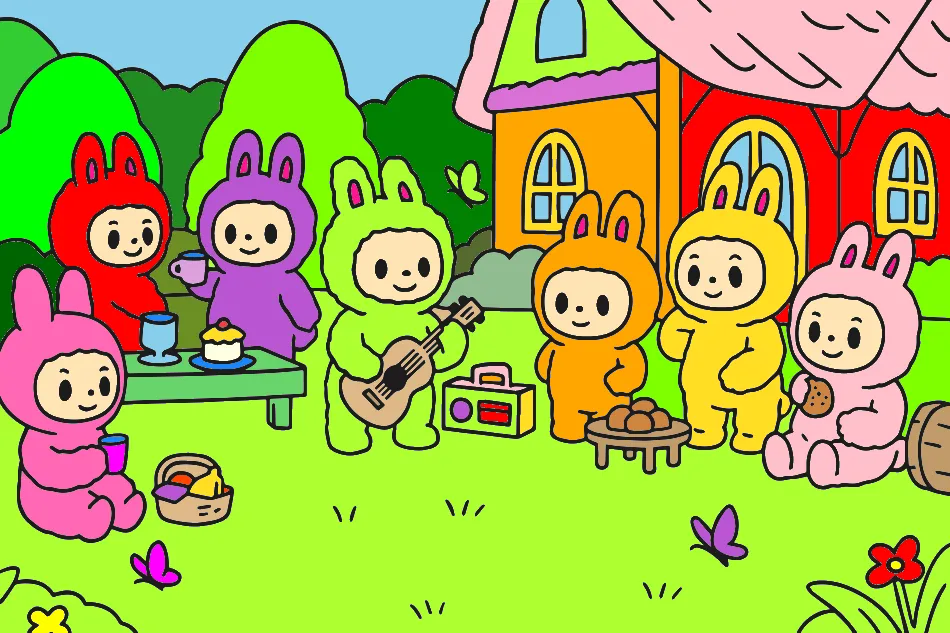 os rosas – Desenho Colorido Online - Imagem Destacada