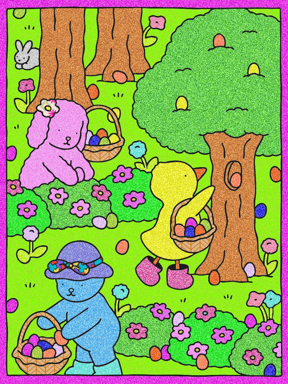 Ovos coloridos – Desenho Colorido Online - Imagem Destacada