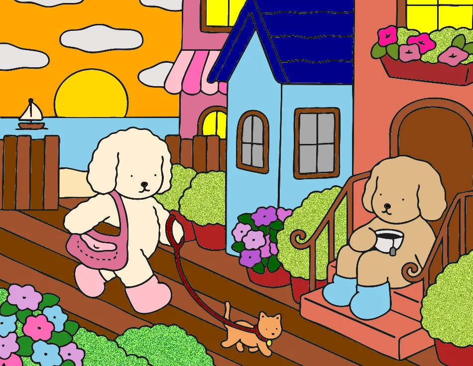 passeio – Desenho Colorido Online - Imagem Destacada