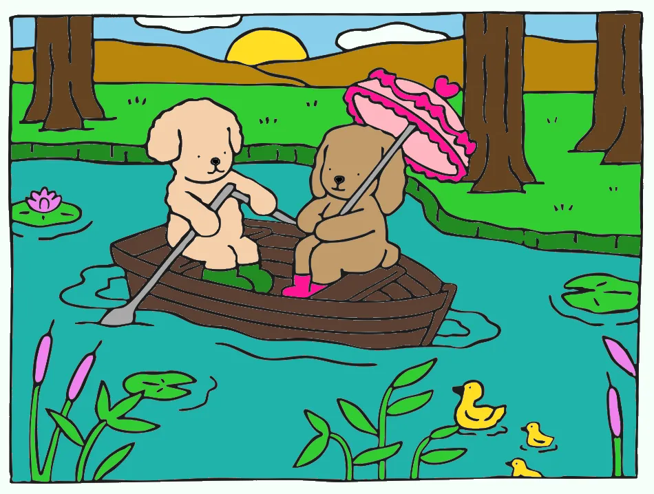 passeio – Desenho Colorido Online - Imagem Destacada