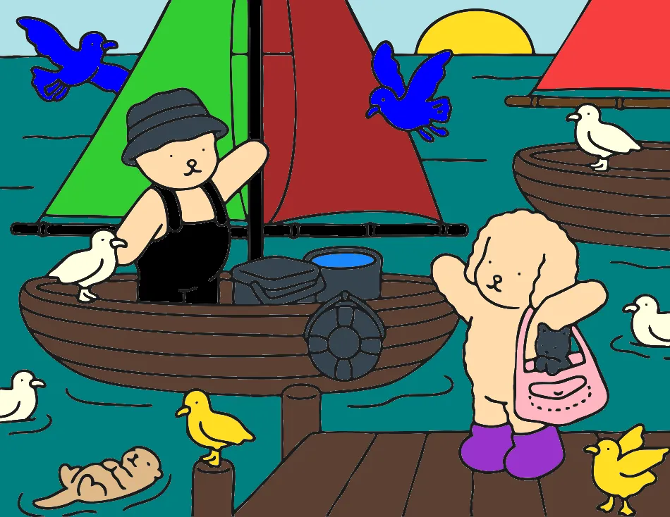 passeio – Desenho Colorido Online - Imagem Destacada