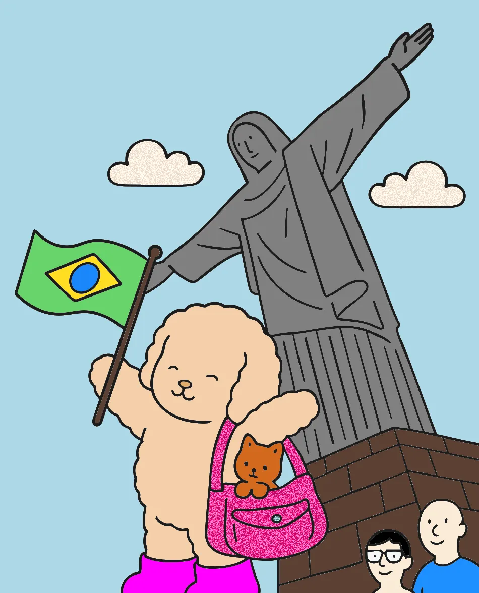 Passeio no Rio de Janeiro – Desenho Colorido Online - Imagem Destacada