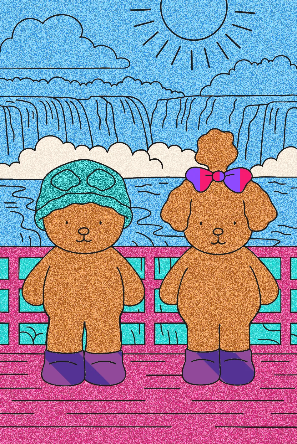 Passeios Lindos e fofos!!!!!!! – Desenho Colorido Online - Imagem Destacada